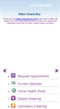 Mobile Screenshot of kleinchemdry.com